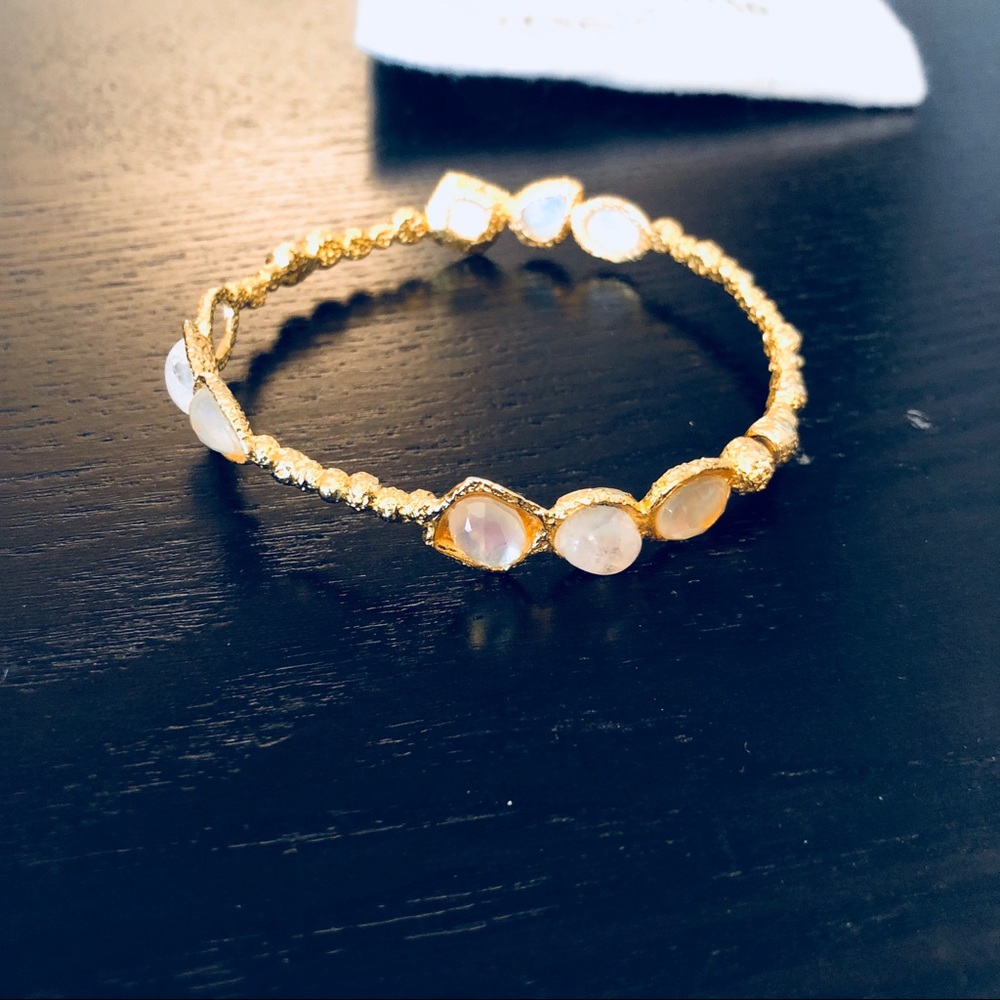Alexis Bittar jeweled bangle bracelet